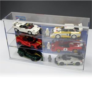 Átlátszó akril bemutatódoboz