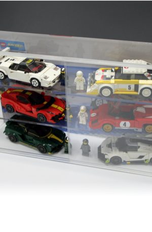 Átlátszó akril bemutatódoboz