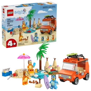 LEGO Bluey és családja a tengerpartra utazik